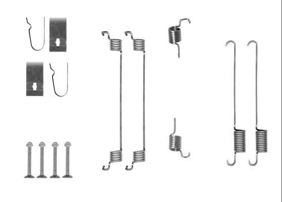 Set accesorii, sabot de frana TEXTAR 97041200