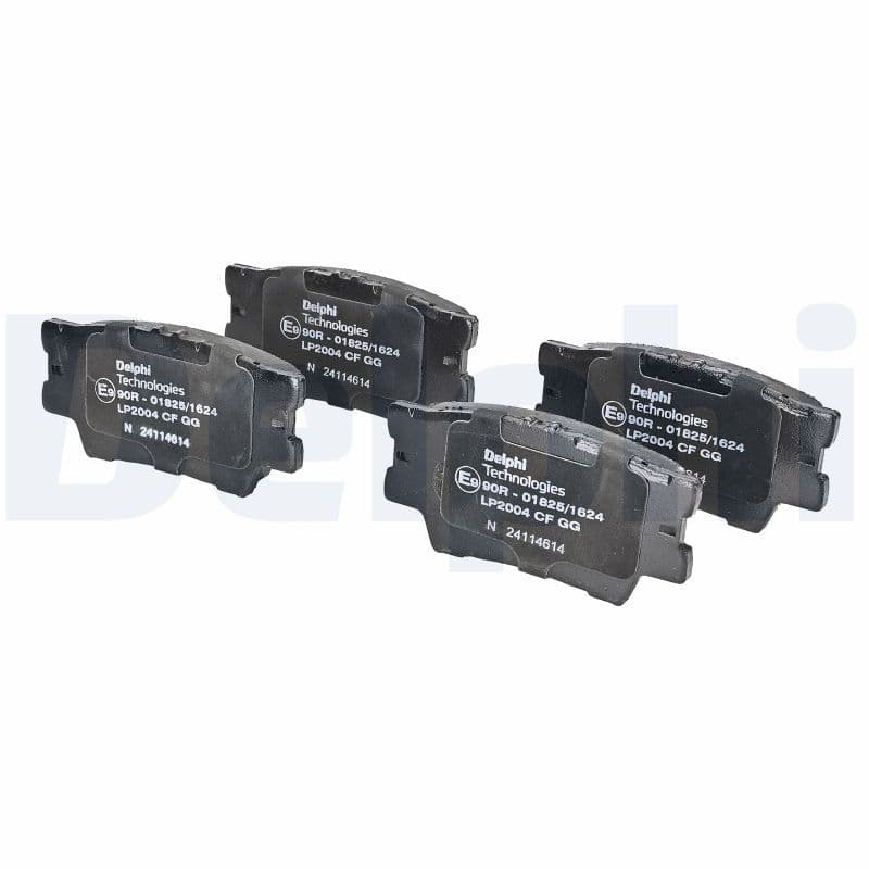 set placute frana,frana disc DELPHI LP2004