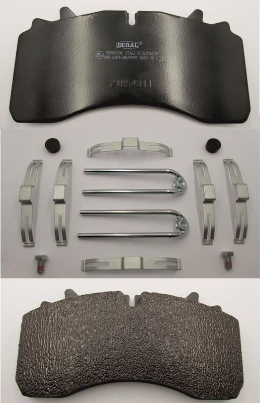 set placute frana,frana disc BERAL BCV29162TK