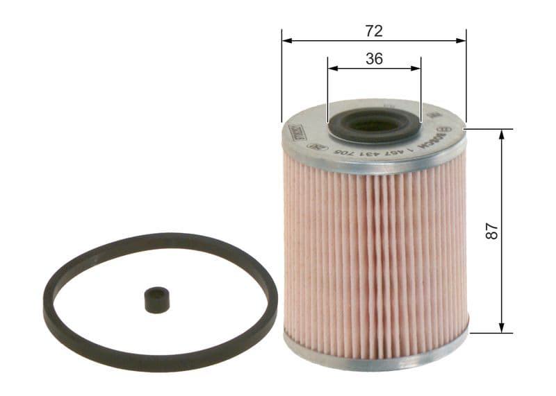 filtru combustibil BOSCH 1 457 431 705