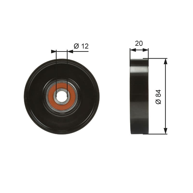 rola intinzator,curea transmisie GATES T36321
