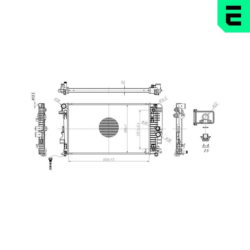 Radiator, racire motor ERA 673100