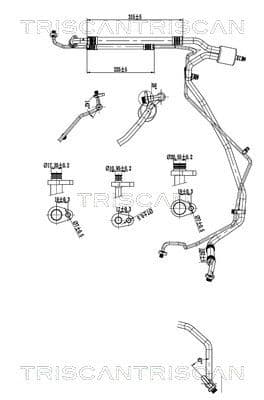 conducta presiune variabila,aer conditionat TRISCAN 9010 28126