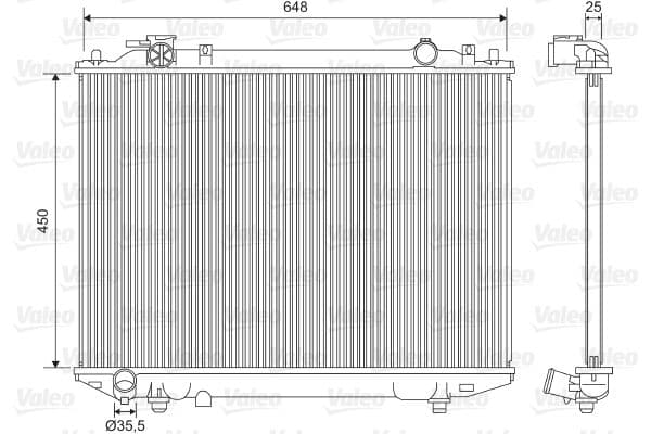 Radiator, racire motor VALEO 701615