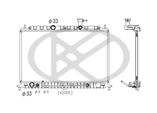 Radiator, racire motor KOYORAD PL822455