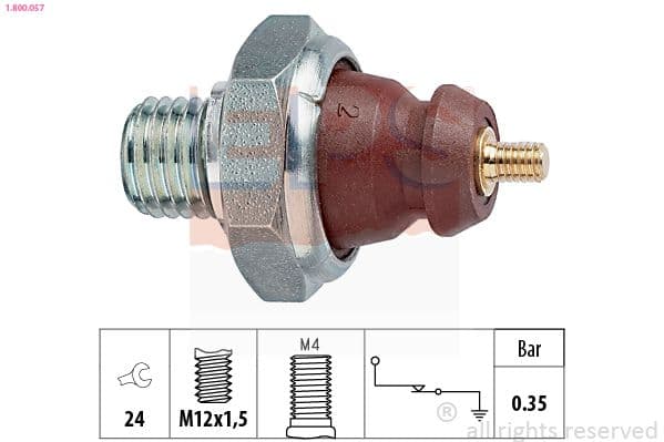 Senzor presiune ulei EPS Made in Italy - OE Equivalent 1.800.057