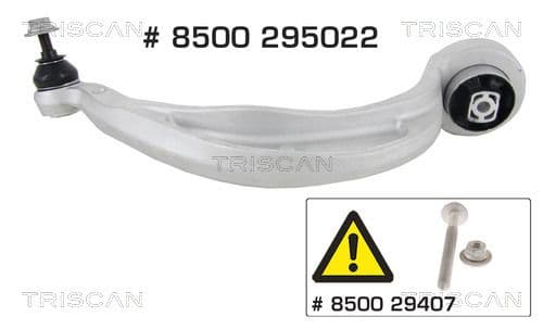 Brat, suspensie roata TRISCAN 8500 295022
