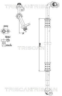 conducta presiune variabila,aer conditionat TRISCAN 9010 28035