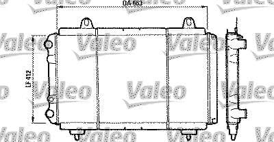 Radiator, racire motor VALEO 730004