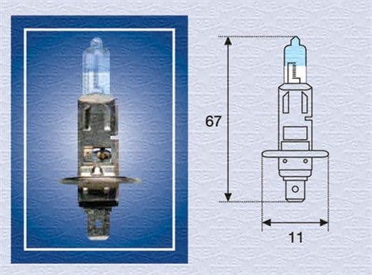 Bec, far faza lunga MAGNETI MARELLI X-TREME Light +50% 002587100000