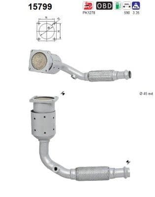 Catalizator AS-PL 15799