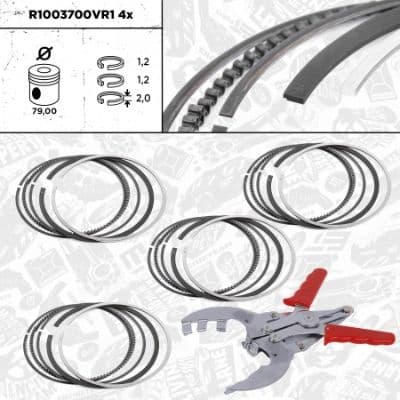 Set segmenti piston ET ENGINETEAM R1003700VR1