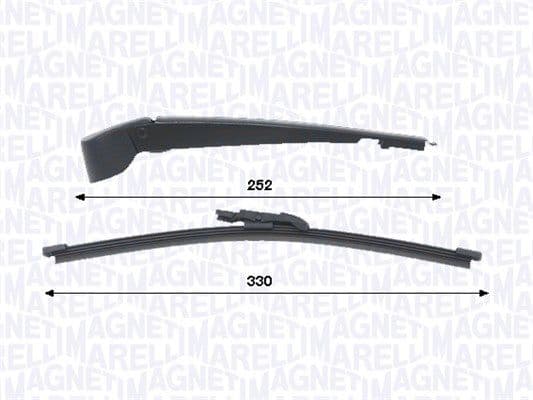 Set stergatoare, curatare parbriz MAGNETI MARELLI 000723180456