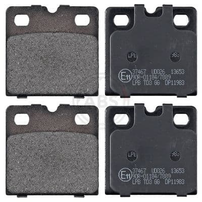set placute de frana,frana de parcare cu disc A.B.S. 37467