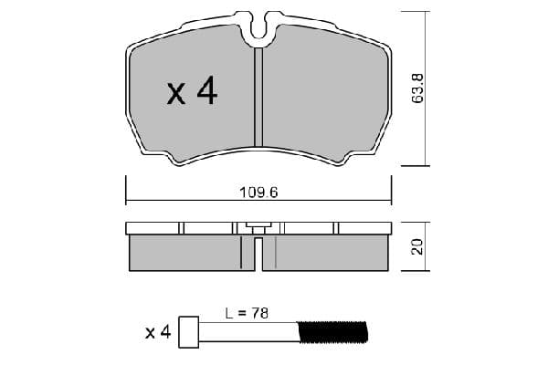 set placute frana,frana disc AISIN Premium ADVICS by BPFO-2011