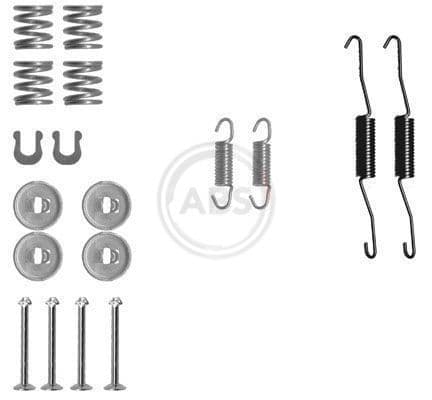 Set accesorii, sabot de frana ABS 0778Q