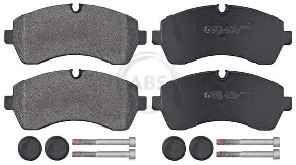 set placute frana,frana disc ABS 37552