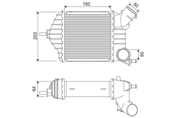 Intercooler, compresor VALEO 818725