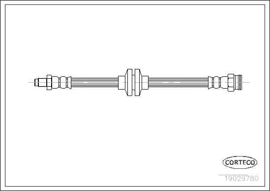 Furtun frana CORTECO 19029780