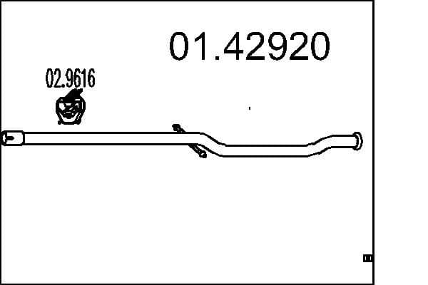 Racord evacuare MTS 01.42920