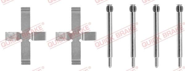 Set accesorii, placute frana QUICK BRAKE 109-0980