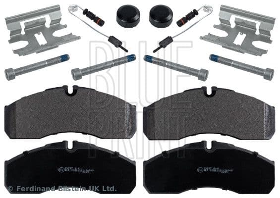 set placute frana,frana disc BLUE PRINT ADU174279
