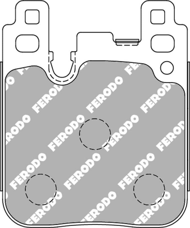 set placute frana,frana disc FERODO FCP4663H