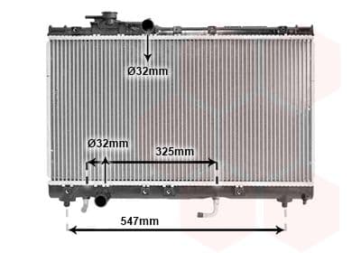 Radiator, racire motor VAN WEZEL 53002350