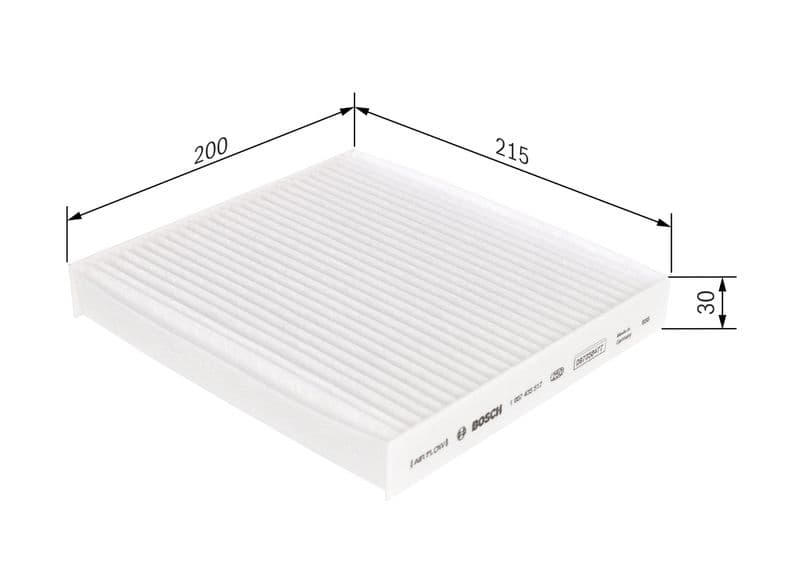 Filtru, aer habitaclu BOSCH 1 987 435 517