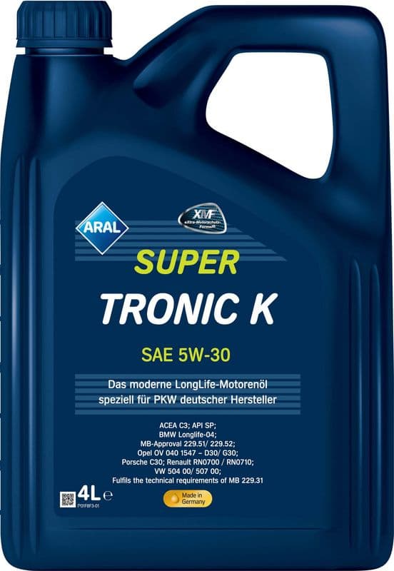Ulei de motor ARAL SUPERTRONIC K 5W-30 4L