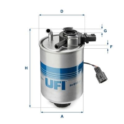 filtru combustibil UFI 24.018.01