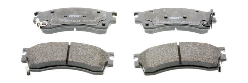 set placute frana,frana disc FERODO PREMIER ECO FRICTION FDB950