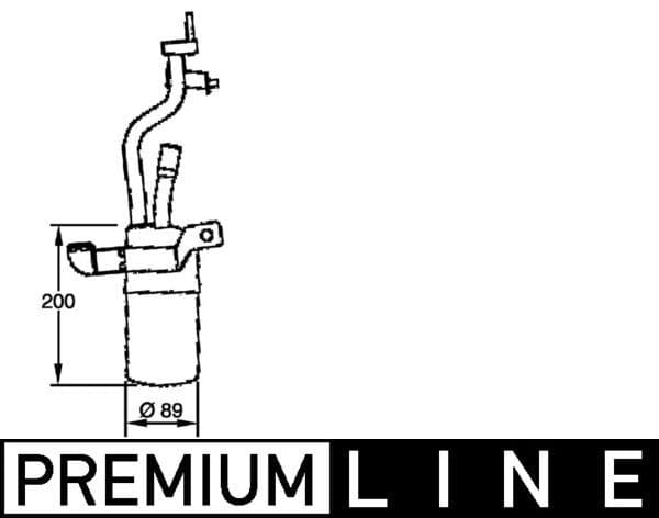 uscator,aer conditionat MAHLE BEHR *** PREMIUM LINE *** AD 279 000P