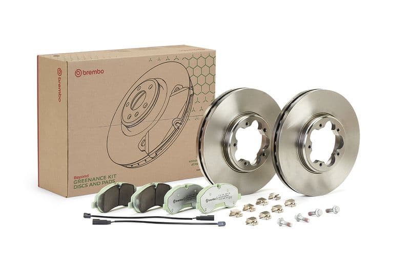 Set frana, frana disc BREMBO BEYOND LINE - Greenance KT 10 010