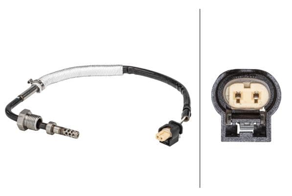 Senzor, temperatura gaze evacuare HELLA 6PT 358 181-061