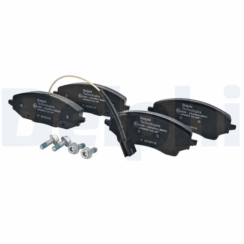 set placute frana,frana disc DELPHI LP3935