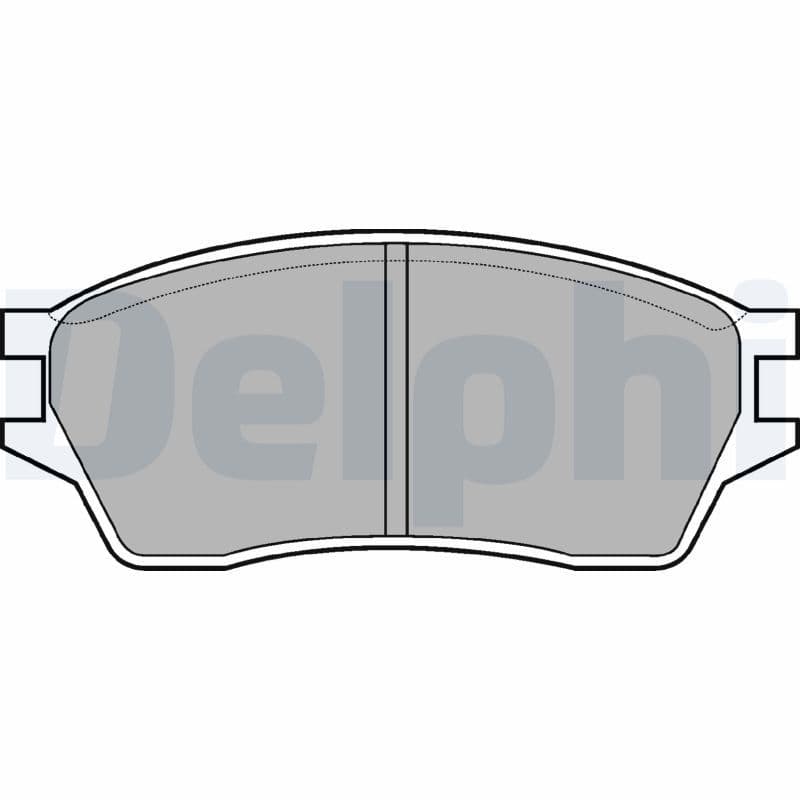set placute frana,frana disc DELPHI LP561