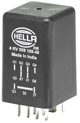 unitate de control,bujii incandescente HELLA 4RV 008 188-491