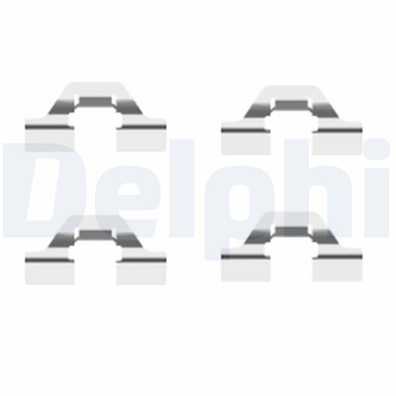 Set accesorii, placute frana DELPHI LX0430