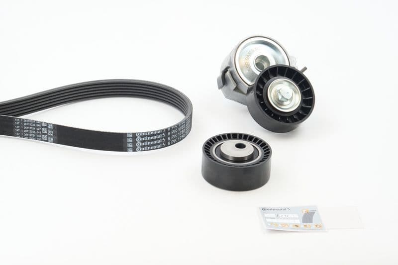 Set curea transmisie cu caneluri CONTINENTAL CTAM 6PK1750K1