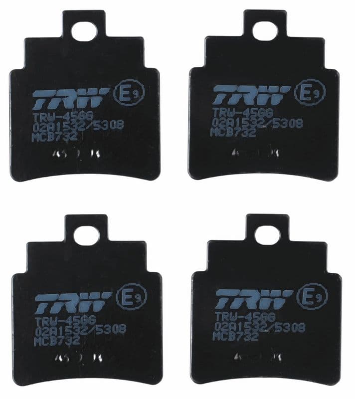 set placute frana,frana disc TRW Organic Allround MCB732