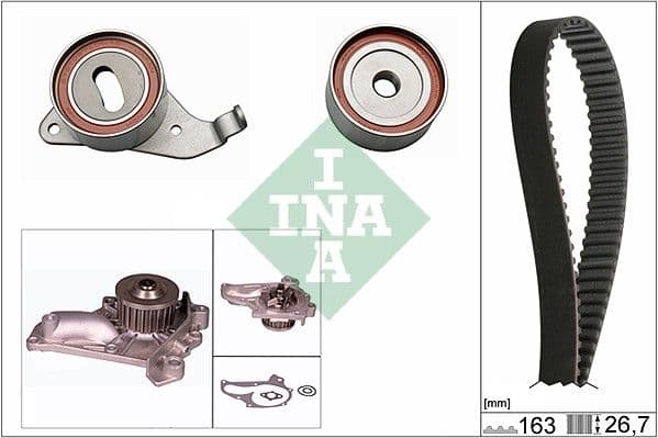 Set pompa apa + curea dintata Schaeffler INA 530 0268 30