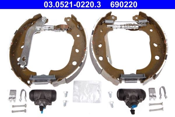 Set saboti frana ATE Original TopKit 03.0521-0220.3