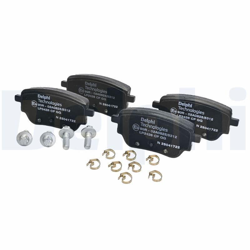 set placute frana,frana disc DELPHI LP3438