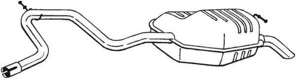 Toba esapament finala BOSAL 280-865