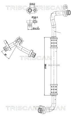 conducta presiune variabila,aer conditionat TRISCAN 9010 28055