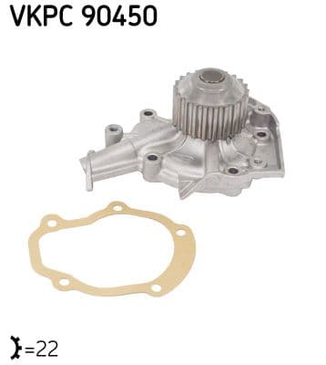 Pompă de apă, răcire motor SKF Aquamax VKPC 90450
