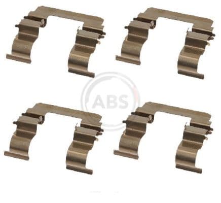 Set accesorii, placute frana ABS 1615Q