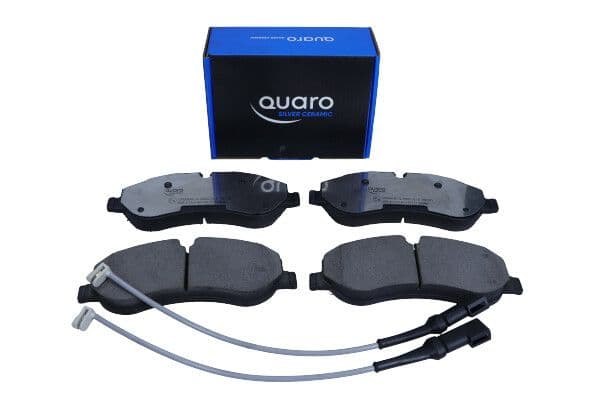 set placute frana,frana disc QUARO SILVER CERAMIC QP6064C