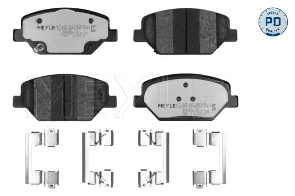 set placute frana,frana disc MEYLE -PD: Advanced performance and design. 025 221 3819/PD